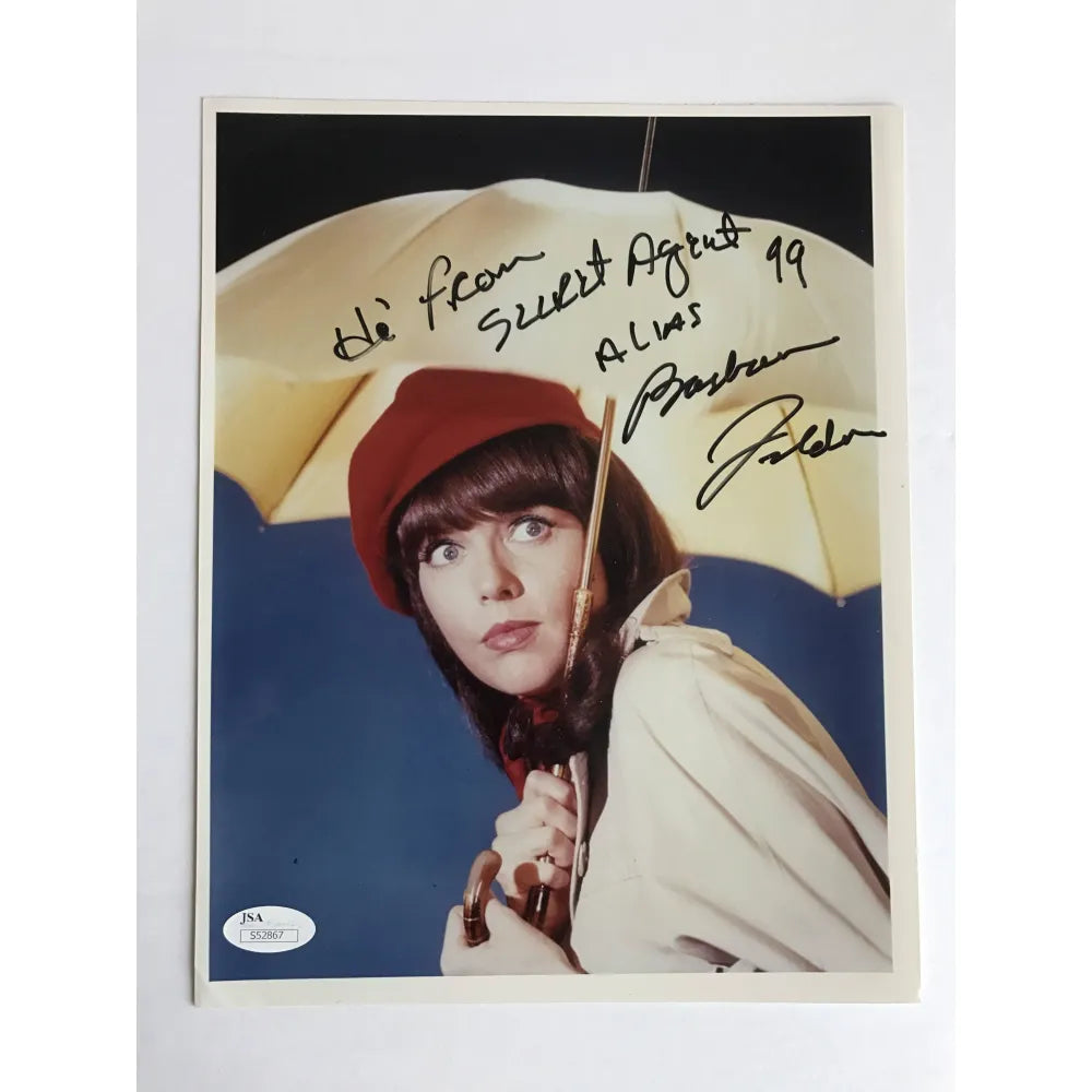 Barbara Feldon Signed 8X10 Inscribed JSA COA Photo Autograph Get Smart Agent 99