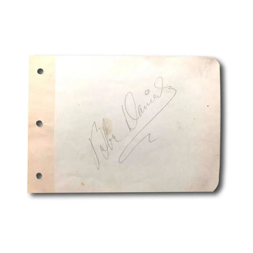 Bebe Daniels Hand Signed Album Page Cut JSA COA Autograph 42nd Street Actress