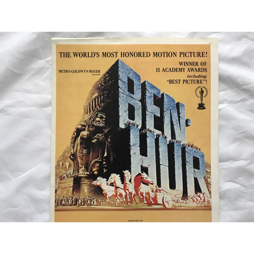 Ben-Hur 1969 Original Movie Poster First Issue 36X14 Charlton Heston