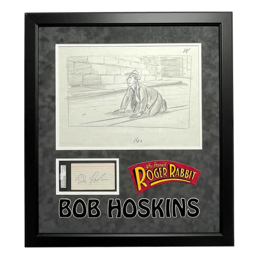Bob Hoskins Signed Who Framed Roger Rabbit Studio Used Storyboard Drawing