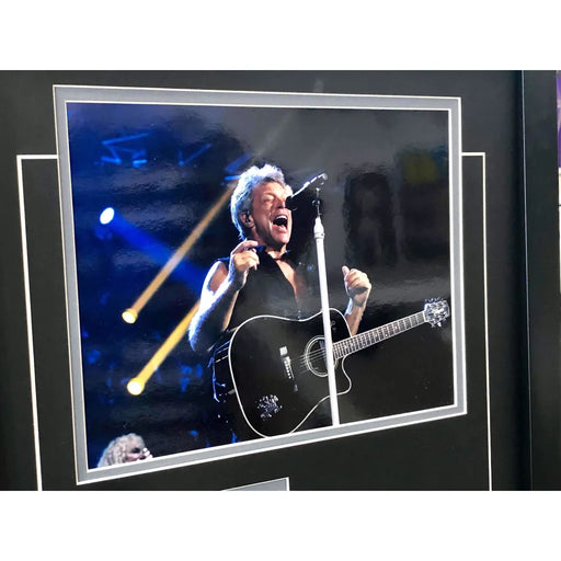 Bon Jovi Framed World Tour Backstage Pass Collage COA 16X26 Photos
