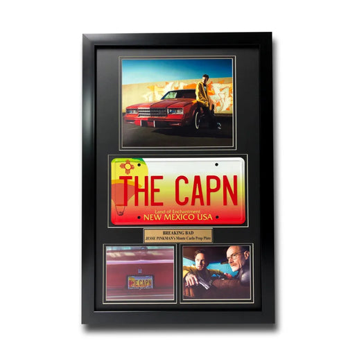 Breaking Bad Aaron Paul Movie Car License Plate Framed Collage