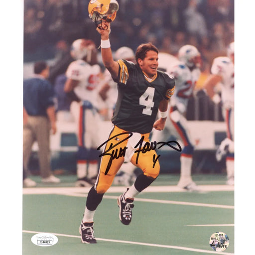 Brett Favre Hand Signed Green Bay Packers 8x10 Photo JSA COA Autograph