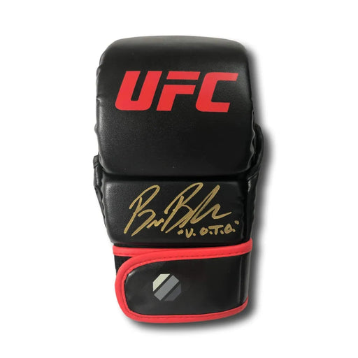 Bruce Buffer Signed Authentic UFC Glove Black Mma Autograph Octagon Announcer