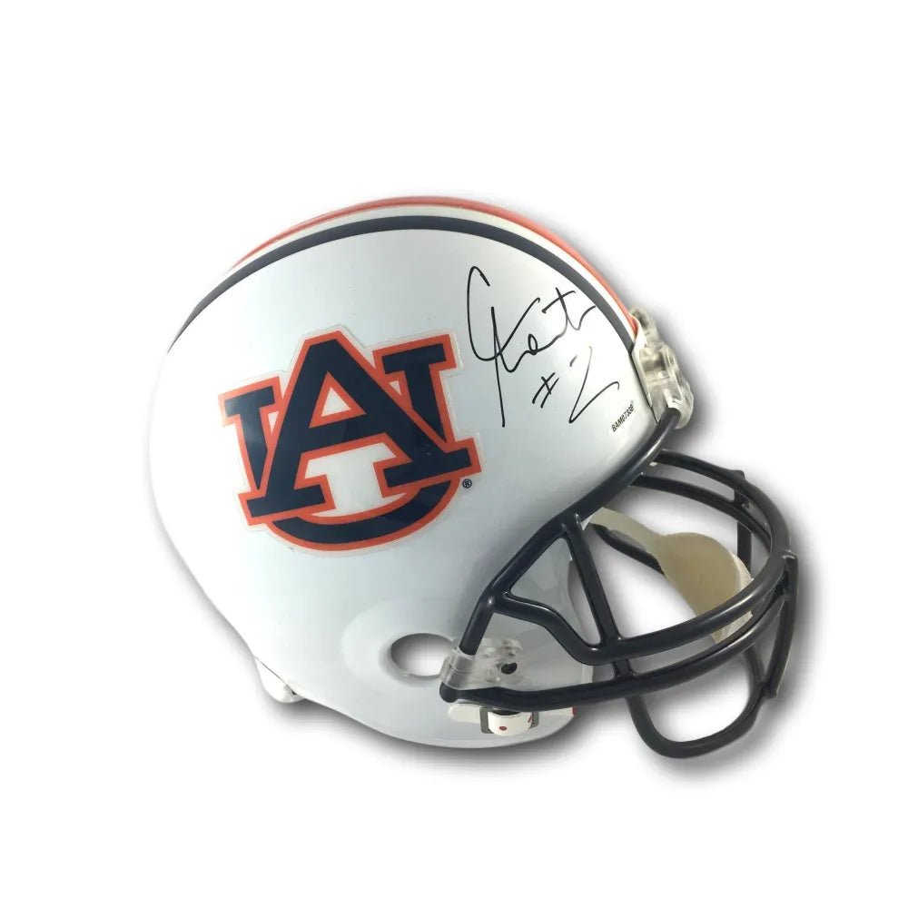 Cam Newton Signed Auburn Fs Helmet COA Uda Panthers Autograph Tigers Carolina