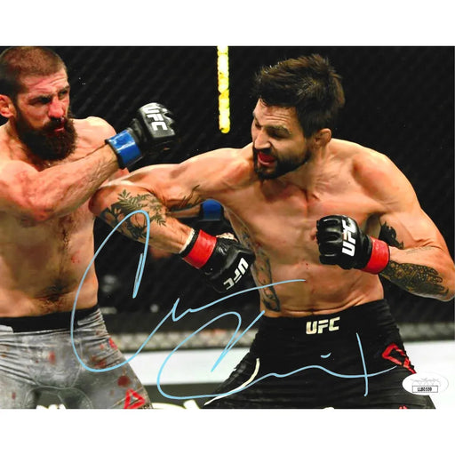 Carlos Condit Autographed 8x10 Photo JSA COA UFC Signed Born Killer Elbow Strike