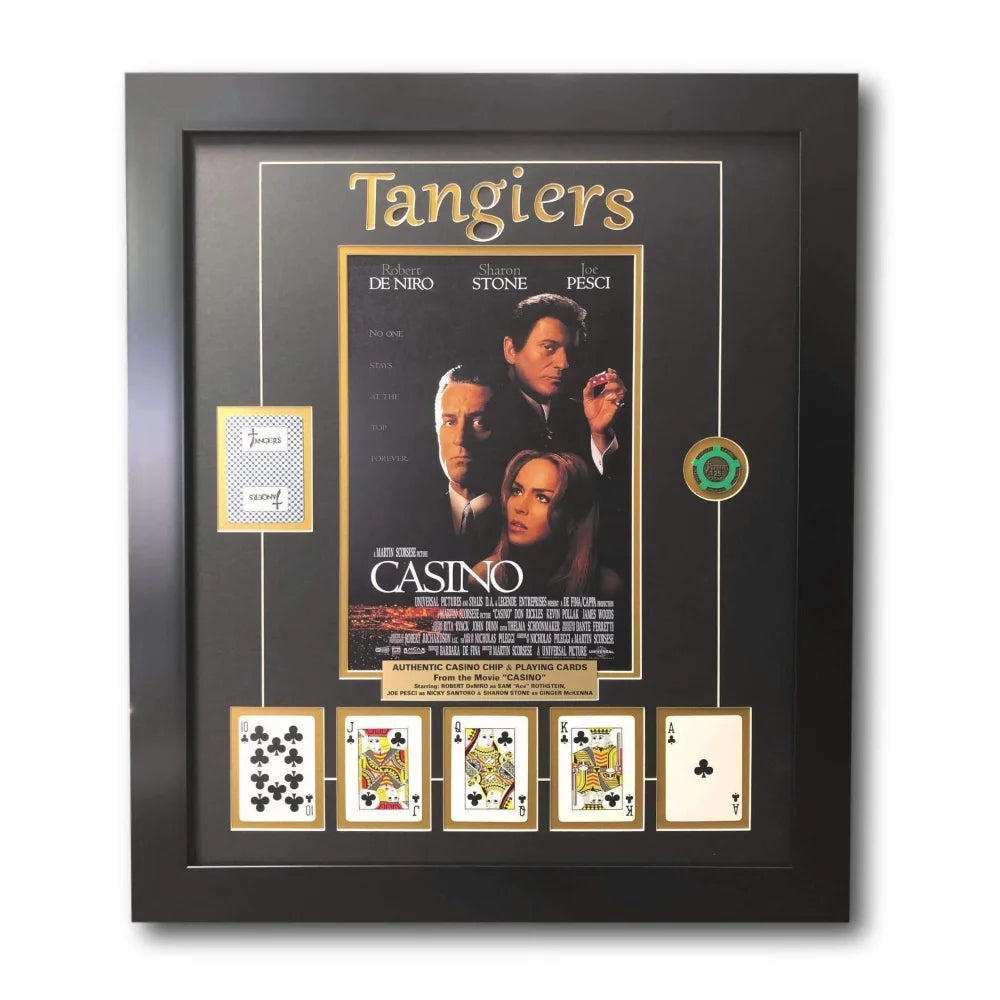 Las Vegas Hotel Casinos Authentic Playing Cards & Poker Chips Collage  Framed #D/10 - Inscriptagraphs Memorabilia - Inscriptagraphs Memorabilia