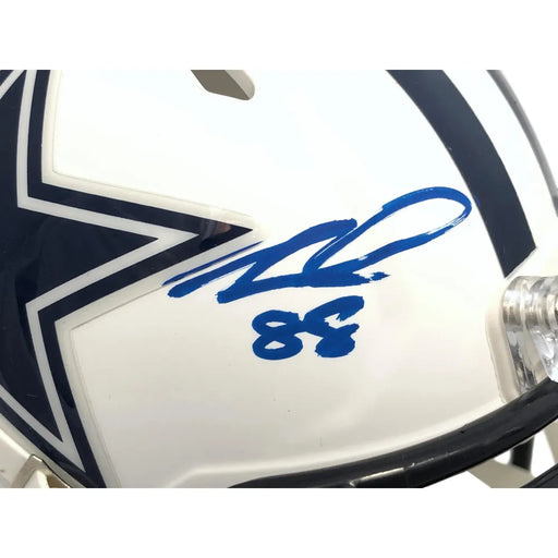 CeeDee Lamb Signed Dallas Cowboys White Matte Mini Helmet JSA Autograph Oklahoma