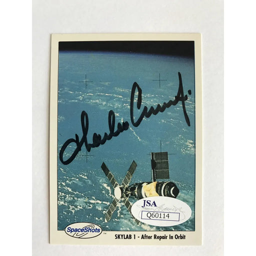 Charles Conrad Signed Space Card JSA COA Autograph Apollo 12 Astronaut Nasa