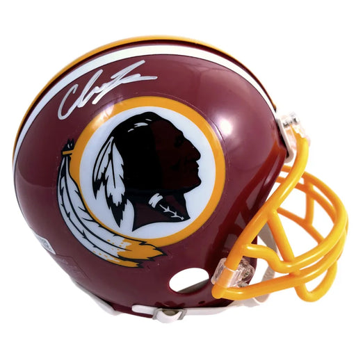Chase Young Signed Washington Redskins Rookie Mini Helmet COA RARE