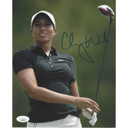 Cheyenne Woods Hand Signed 8 x 10 Photo JSA COA LPGA Golfer