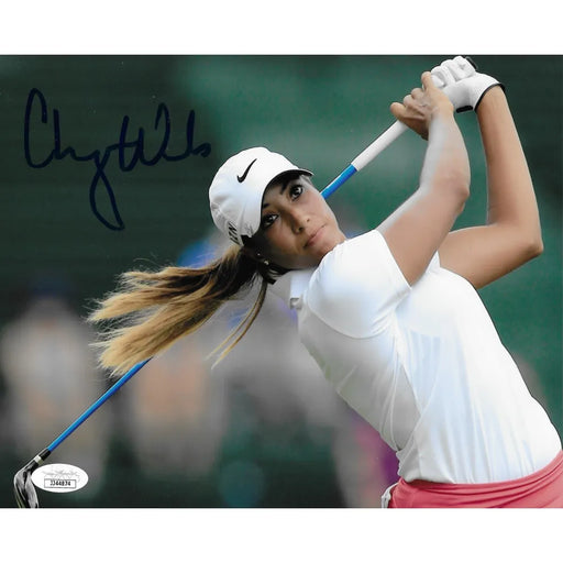 Cheyenne Woods Signed 8x10 Photo JSA COA Autograph LPGA Golfer Tigers Niece CW