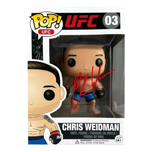 Chris Weidman Signed Funko Pop #03 COA JSA UFC Autographed