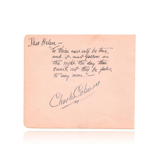 Clark Gable Hand Signed Album Page Cut JSA COA Autograph Gone with the Wind