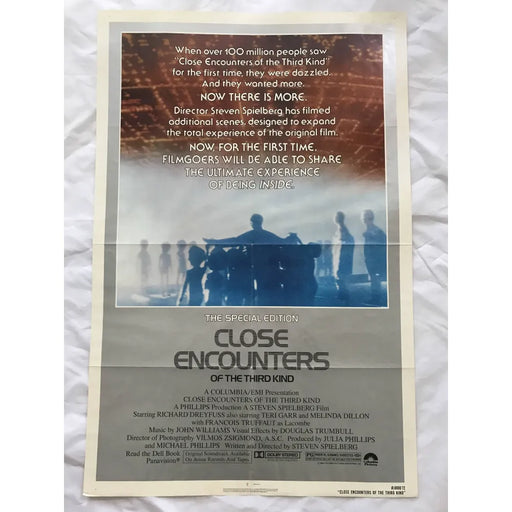 Close Encounters Of The Third Kind 1980 Original Movie Poster 1st Issue 27X40