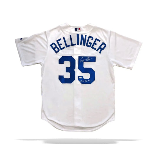 Cody Bellinger Signed Inscribed 17 NL ROY Dodgers Jersey MLB COA Autograph LA