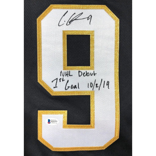 Cody Glass Signed Vegas Golden Knights Jersey Inscribed 1st Goal / NHL Debut BAS