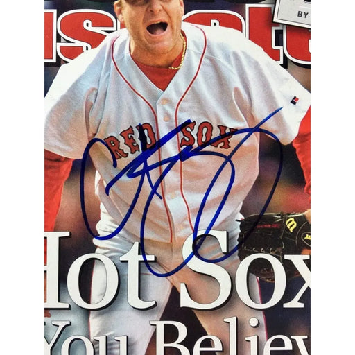 Curt Schilling Signed Sports Illustrated Boston Red Sox 8X 2004 World Series Si