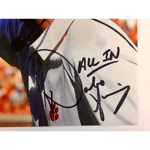 Dabo Swinney Signed Clemson Tigers Coach 8X10 Photo COA PSA Inscribed Autograph