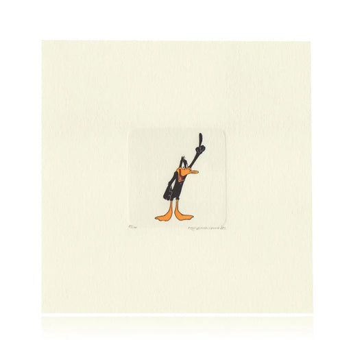 Daffy Duck Etching Artwork Sowa & Reiser #D/500 Looney Tunes Hand Painted