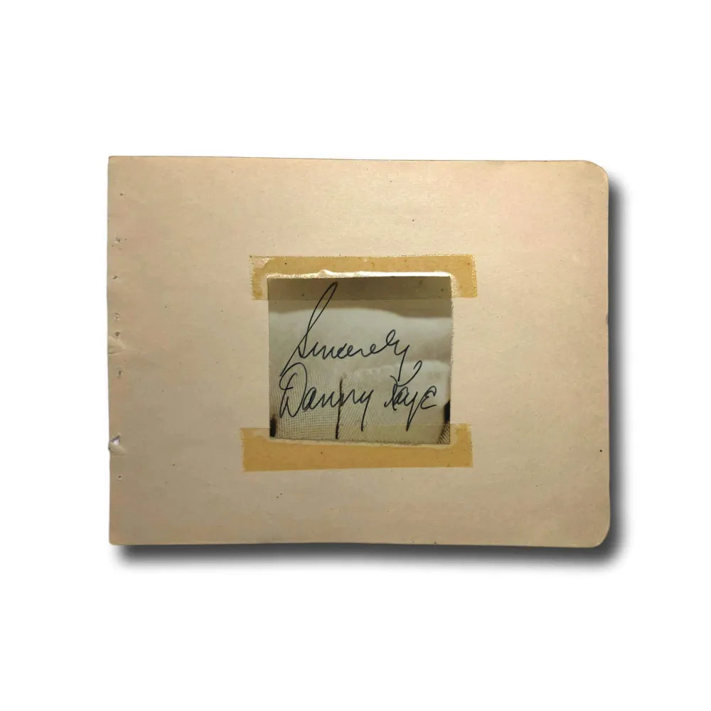 Danny Kaye Hand Signed Album Page Cut JSA COA Autograph Wonder Man Actor