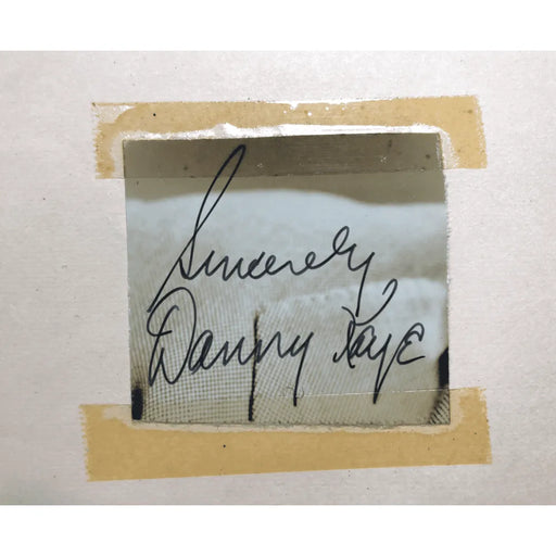 Danny Kaye Hand Signed Album Page Cut JSA COA Autograph Wonder Man Actor