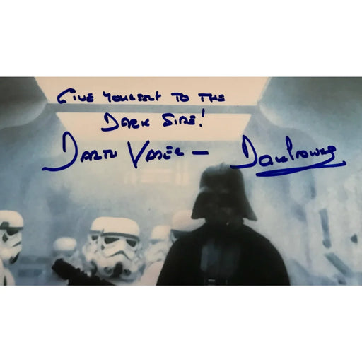 Dave Prowse Autographed 8X10 Inscribed Dark Side COA JSA Darth Vader Star Wars