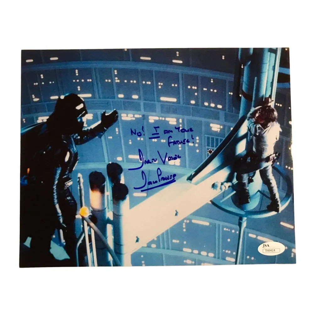 Dave Prowse Signed 8X10 Photo Inscribed I Am Father JSA Star Wars Darth Vader