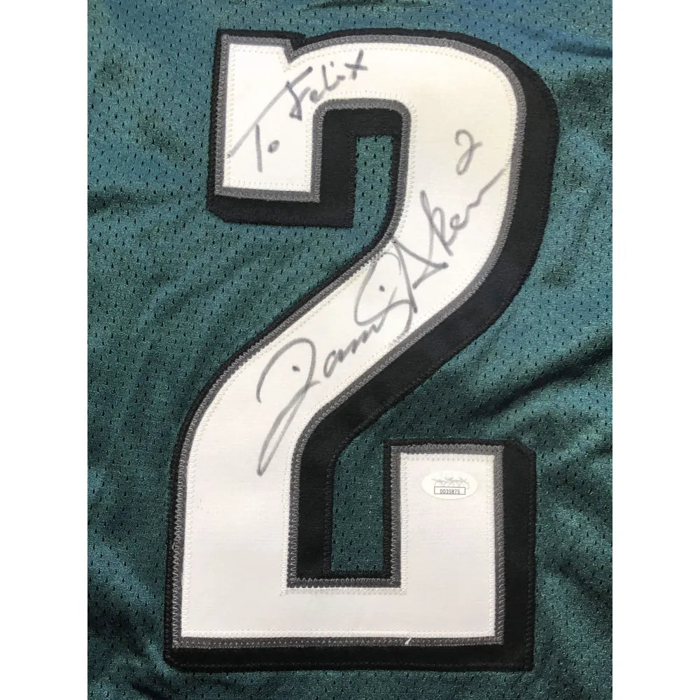 David Akers Game Used / Issued Philadelphia Eagles Signed Jersey