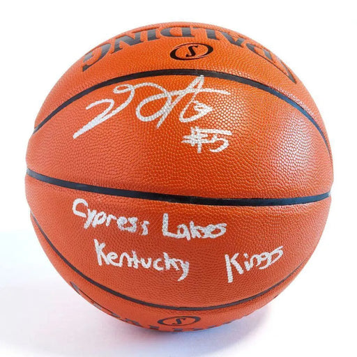 De’Aaron Fox Sacramento Kings Signed Inscribed Kentucky NBA Basketball BAS COA