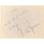 Dean Jagger / Walter Brennan Dual Signed Album Page Cut JSA COA Autograph