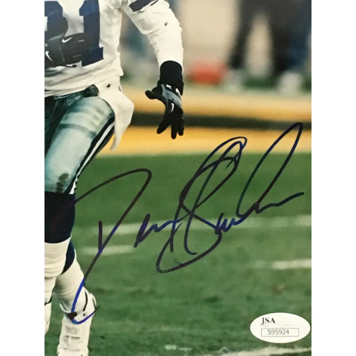 Deion Sanders Signed 8X10 Photo JSA COA Autograph Dallas Cowboys