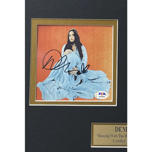 Demi Lovato Autographed Dancing Devil CD Album Framed Collage PSA/DNA Signed