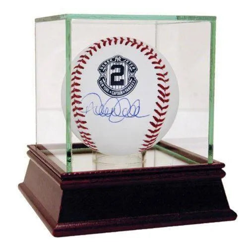 Derek Jeter Signed Retirement Logo Baseball MLB COA NY Yankees