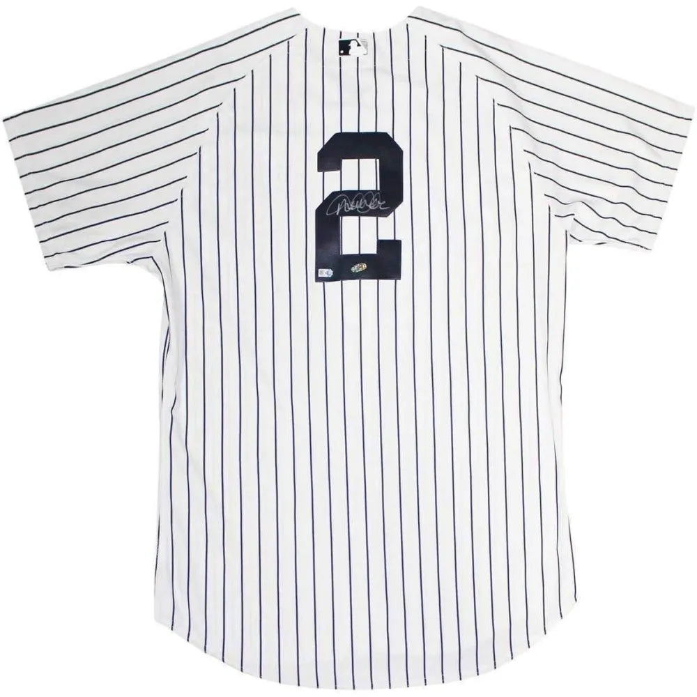 Derek Jeter Autographed Signed Framed New York Yankees Jersey