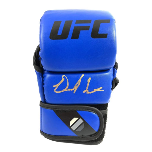 Derrick Lewis Hand Signed UFC Blue Glove Autograph COA JSA Black Beast