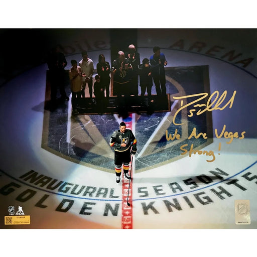 Deryk Engelland Autograph Vegas Knights Inscribed 11x14 Photo We Are Strong