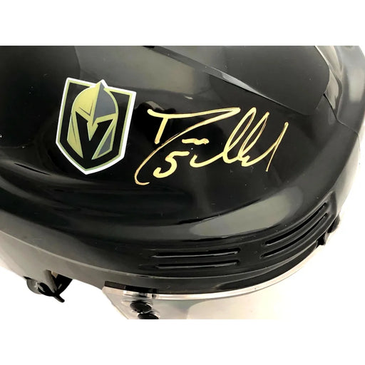 Deryk Engelland Signed Vegas Golden Knights Mini Helmet BAS COA Autograph VGK