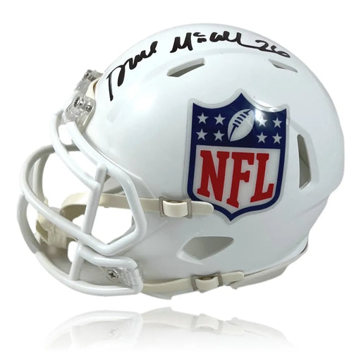Deuce McAllister Signed Mini Helmet New Orleans Saints COA JSA Autographed