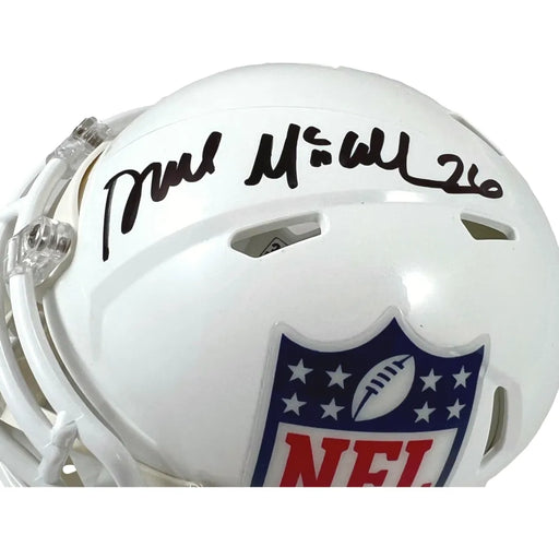 Deuce McAllister Signed Mini Helmet New Orleans Saints COA JSA Autographed