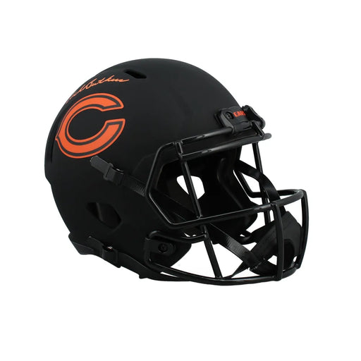 Dick Butkus Hand Signed Eclipse Black Full Size Helmet Chicago Bears JSA COA