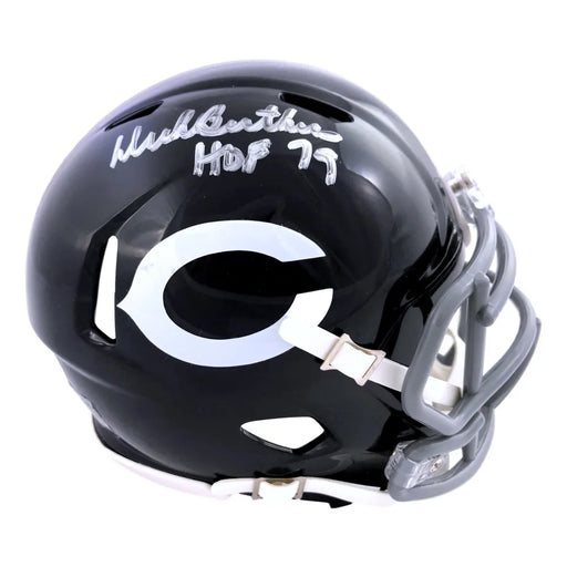 Dick Butkus Signed Inscribed Chicago Bears Speed Mini Helmet JSA COA Autograph