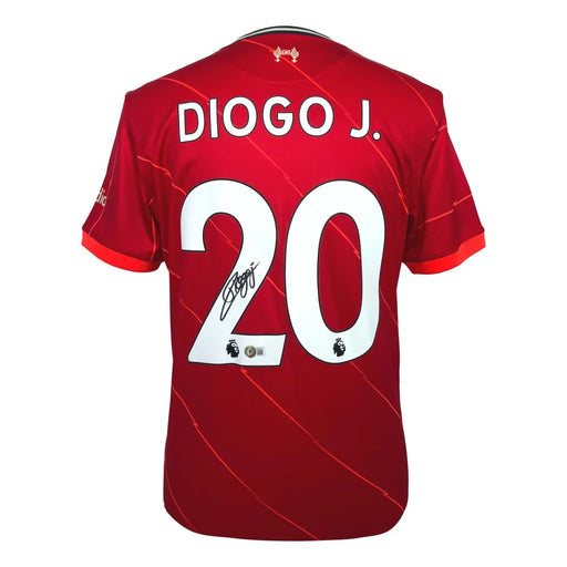 Diogo Jota Autographed Liverpool Jersey BAS COA Signed Portugal Soccer