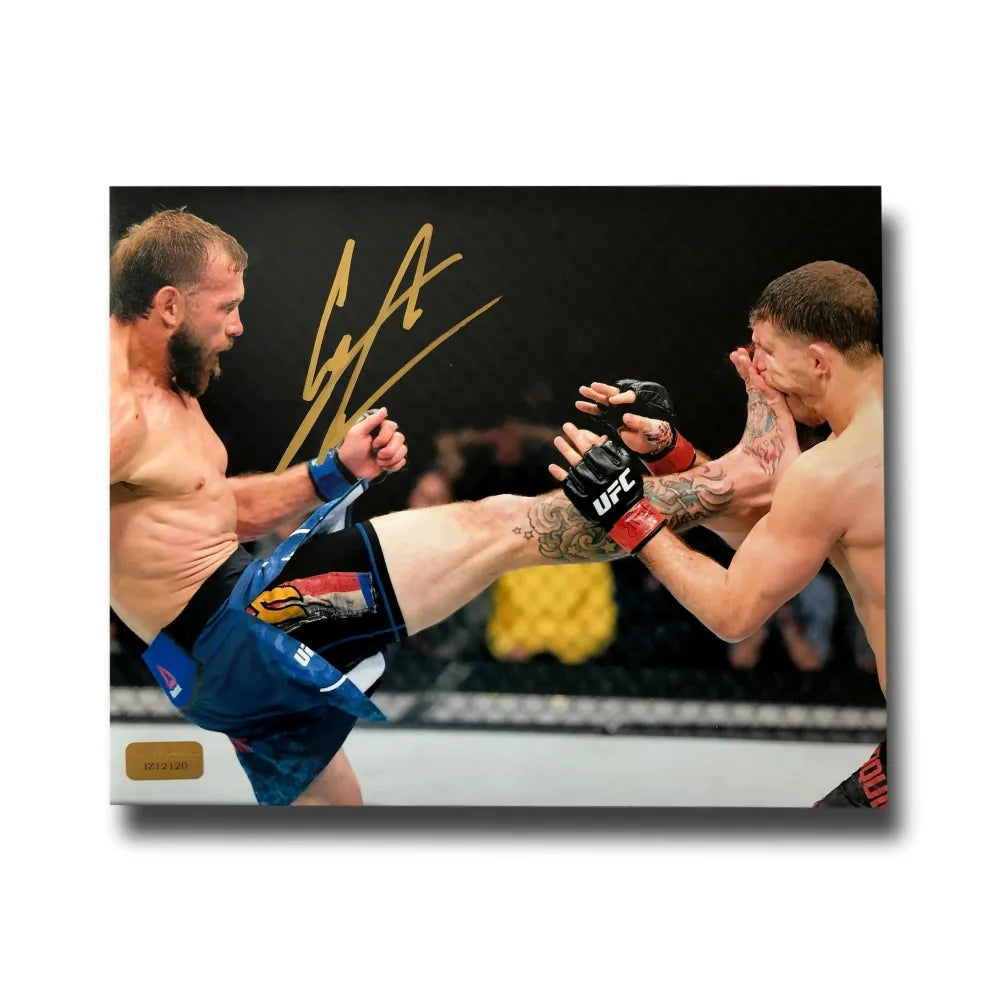 Donald Cowboy Cerrone Signed UFC 16X20 Photo COA Inscriptagraphs Autograph Kick