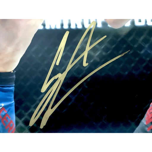 Donald Cowboy Cerrone Signed UFC 16X20 Photo COA Inscriptagraphs Autograph Punch