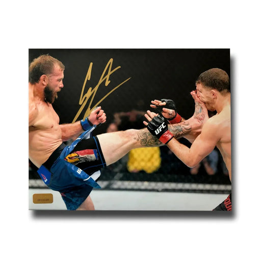Donald Cowboy Cerrone Signed UFC 8X10 Photo COA Inscriptagraphs Autograph Kick