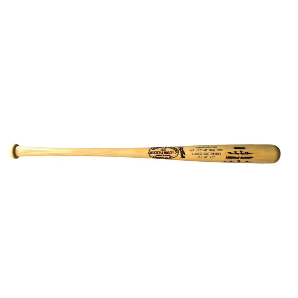 Duke Snider Signed Home Run STAT Baseball Bat COA BAS Brooklyn LA Dodgers #D/407