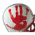 Earl Campbell Authentic Hand Print Signed Helmet Houston Oilers JSA COA Rare!