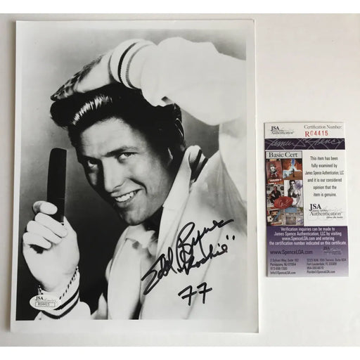 Edd Byrnes Signed 8X10 Photo JSA COA Autograph 77 Sunset Strip Kookie Ed