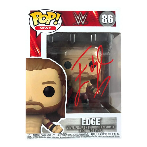 Edge Autographed Funko Pop #86 JSA COA WWE Adam Copeland Hardcastle Signed